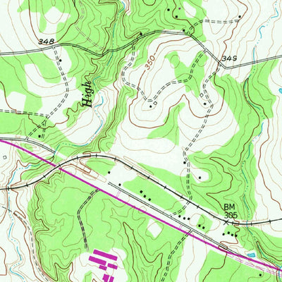 United States Geological Survey La Grange East, TX (1957, 24000-Scale) digital map