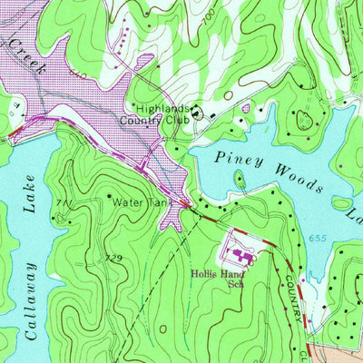United States Geological Survey La Grange, GA (1964, 24000-Scale) digital map