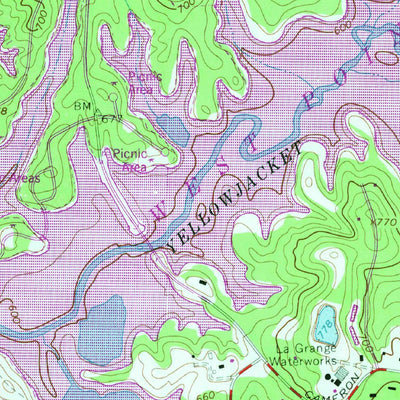 United States Geological Survey La Grange, GA (1964, 24000-Scale) digital map