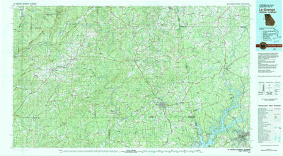 United States Geological Survey La Grange, GA-AL (1978, 100000-Scale) digital map