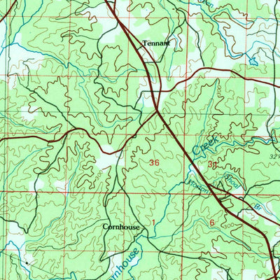 United States Geological Survey La Grange, GA-AL (1978, 100000-Scale) digital map