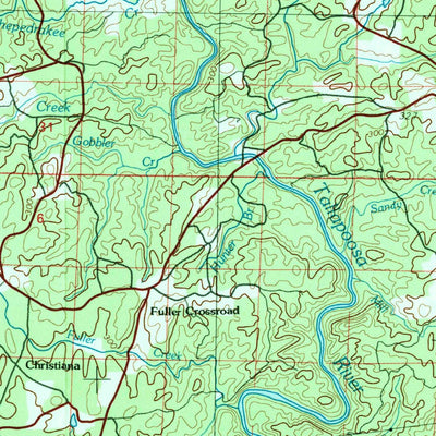 United States Geological Survey La Grange, GA-AL (1978, 100000-Scale) digital map