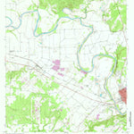United States Geological Survey La Grange West, TX (1958, 24000-Scale) digital map