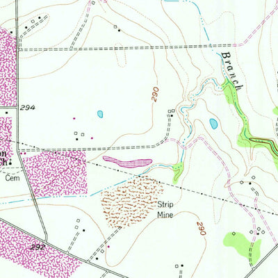 United States Geological Survey La Grange West, TX (1958, 24000-Scale) digital map