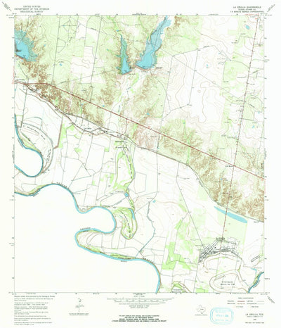 United States Geological Survey La Grulla, TX (1965, 24000-Scale) digital map