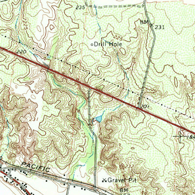 United States Geological Survey La Grulla, TX (1965, 24000-Scale) digital map
