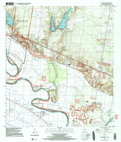 United States Geological Survey La Grulla, TX (2002, 24000-Scale) digital map