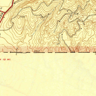 United States Geological Survey La Habra, CA (1927, 24000-Scale) digital map