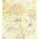 United States Geological Survey La Habra, CA (1950, 24000-Scale) digital map