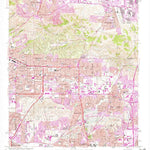 United States Geological Survey La Habra, CA (1964, 24000-Scale) digital map
