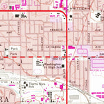 United States Geological Survey La Habra, CA (1964, 24000-Scale) digital map