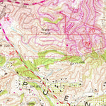 United States Geological Survey La Habra, CA (1964, 24000-Scale) digital map