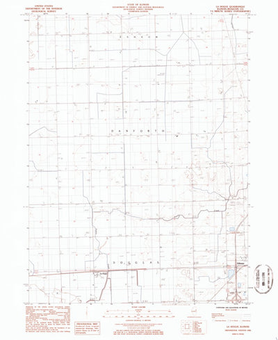 United States Geological Survey La Hogue, IL (1986, 24000-Scale) digital map