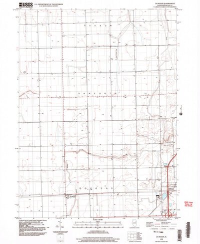 United States Geological Survey La Hogue, IL (1998, 24000-Scale) digital map