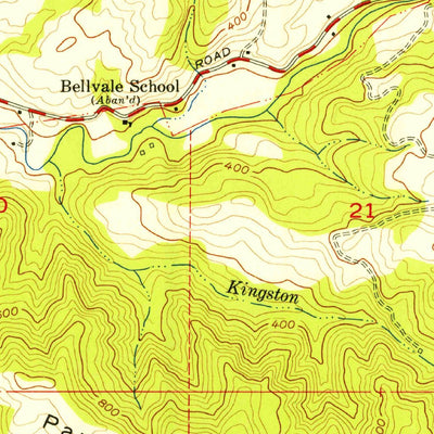 United States Geological Survey La Honda, CA (1955, 24000-Scale) digital map
