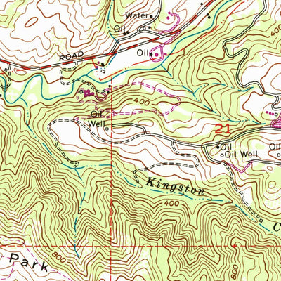 United States Geological Survey La Honda, CA (1961, 24000-Scale) digital map