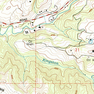 United States Geological Survey La Honda, CA (1991, 24000-Scale) digital map