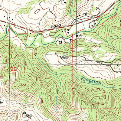 United States Geological Survey La Honda, CA (1997, 24000-Scale) digital map