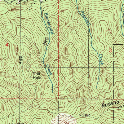 United States Geological Survey La Honda, CA (1997, 24000-Scale) digital map