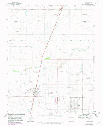 United States Geological Survey La Jara, CO (1968, 24000-Scale) digital map