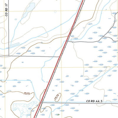 United States Geological Survey La Jara, CO (2019, 24000-Scale) digital map