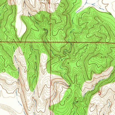 United States Geological Survey La Jara Peak, NM (1964, 24000-Scale) digital map