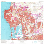 United States Geological Survey La Jolla, CA (1967, 24000-Scale) digital map