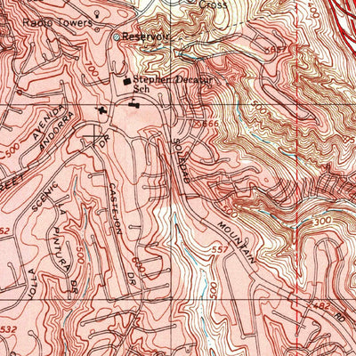United States Geological Survey La Jolla, CA (1996, 24000-Scale) digital map
