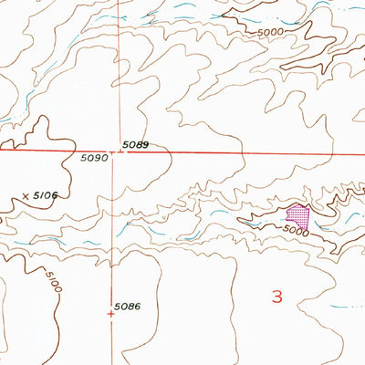 United States Geological Survey La Joya NW, NM (1952, 24000-Scale) digital map