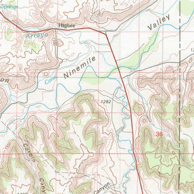 United States Geological Survey La Junta, CO (1982, 100000-Scale) digital map