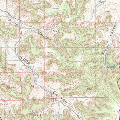 United States Geological Survey La Junta, CO (1982, 100000-Scale) digital map