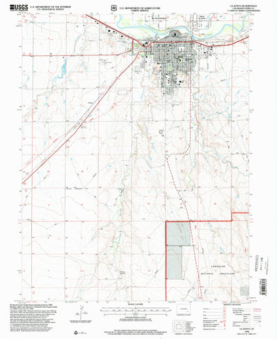 United States Geological Survey La Junta, CO (1996, 24000-Scale) digital map