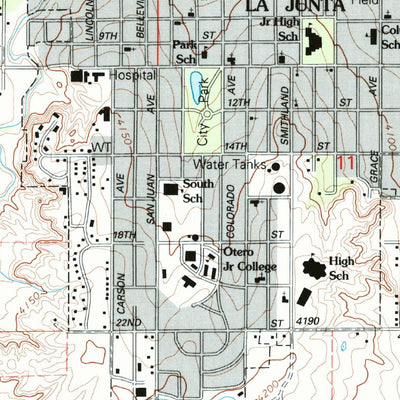 United States Geological Survey La Junta, CO (1996, 24000-Scale) digital map