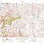 United States Geological Survey La Junta, CO-KS-NM-OK (1955, 250000-Scale) digital map