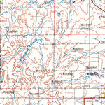 United States Geological Survey La Junta, CO-KS-NM-OK (1955, 250000-Scale) digital map
