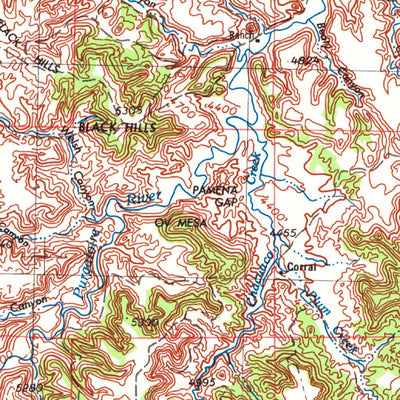 United States Geological Survey La Junta, CO-KS-NM-OK (1955, 250000-Scale) digital map