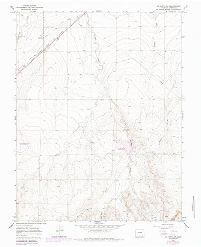United States Geological Survey La Junta SW, CO (1965, 24000-Scale) digital map