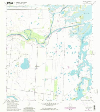 United States Geological Survey La Leona, TX (1955, 24000-Scale) digital map