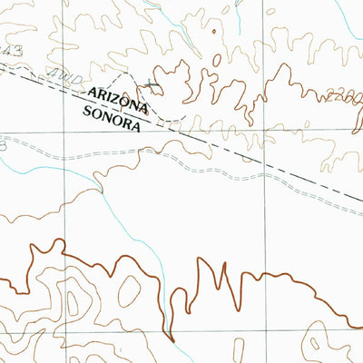 United States Geological Survey La Lesna Mountains, AZ (1988, 24000-Scale) digital map