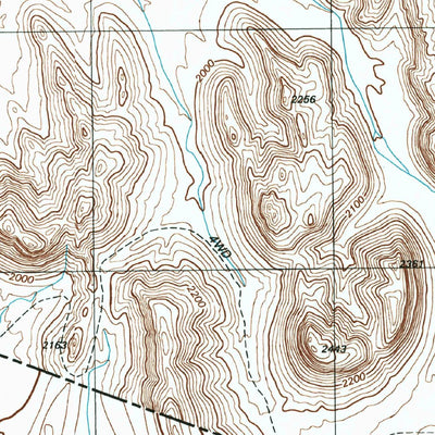 United States Geological Survey La Lesna Mountains, AZ (1996, 24000-Scale) digital map