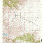 United States Geological Survey La Liebre Ranch, CA (1995, 24000-Scale) digital map