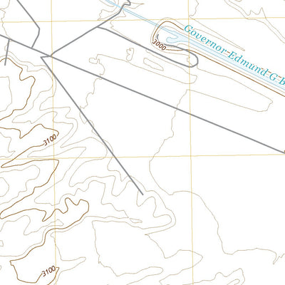 United States Geological Survey La Liebre Ranch, CA (2021, 24000-Scale) digital map