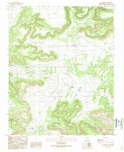 United States Geological Survey La Liendre, NM (1989, 24000-Scale) digital map