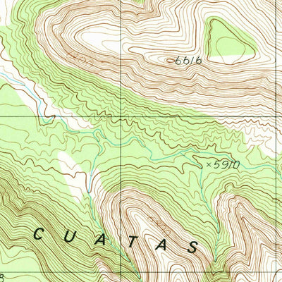 United States Geological Survey La Liendre, NM (1989, 24000-Scale) digital map