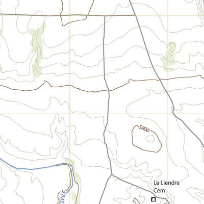 United States Geological Survey La Liendre, NM (2023, 24000-Scale) digital map