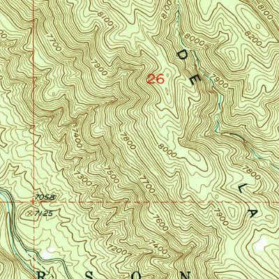 United States Geological Survey La Madera, NM (1953, 24000-Scale) digital map