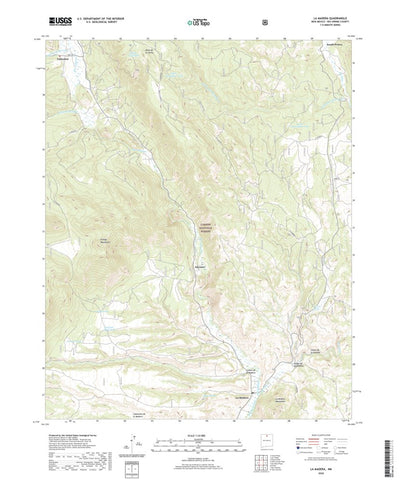 United States Geological Survey La Madera, NM (2020, 24000-Scale) digital map