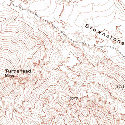 La Madre Mountain, NV (1972, 24000-Scale) Map by United States ...