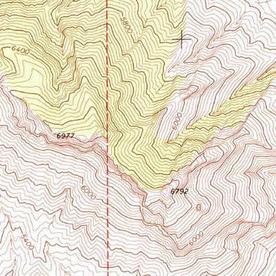 La Madre Mountain, NV (1972, 24000-Scale) Map by United States ...