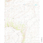 United States Geological Survey La Marsh Creek West, WY (1983, 24000-Scale) digital map